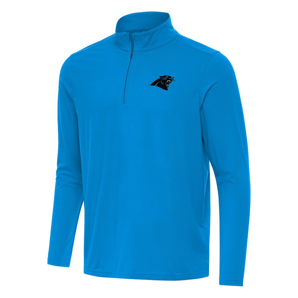 Carolina Panthers Antigua Intent Quarter-Zip Pullover Top | NFL US