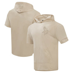 Minnesota Vikings Pro Standard Neutrals Capsule Short Sleeve Pullover Hoodie | NFL US