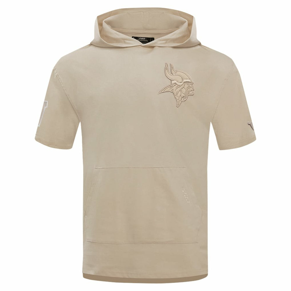 Minnesota Vikings Pro Standard Neutrals Capsule Short Sleeve Pullover Hoodie | NFL US