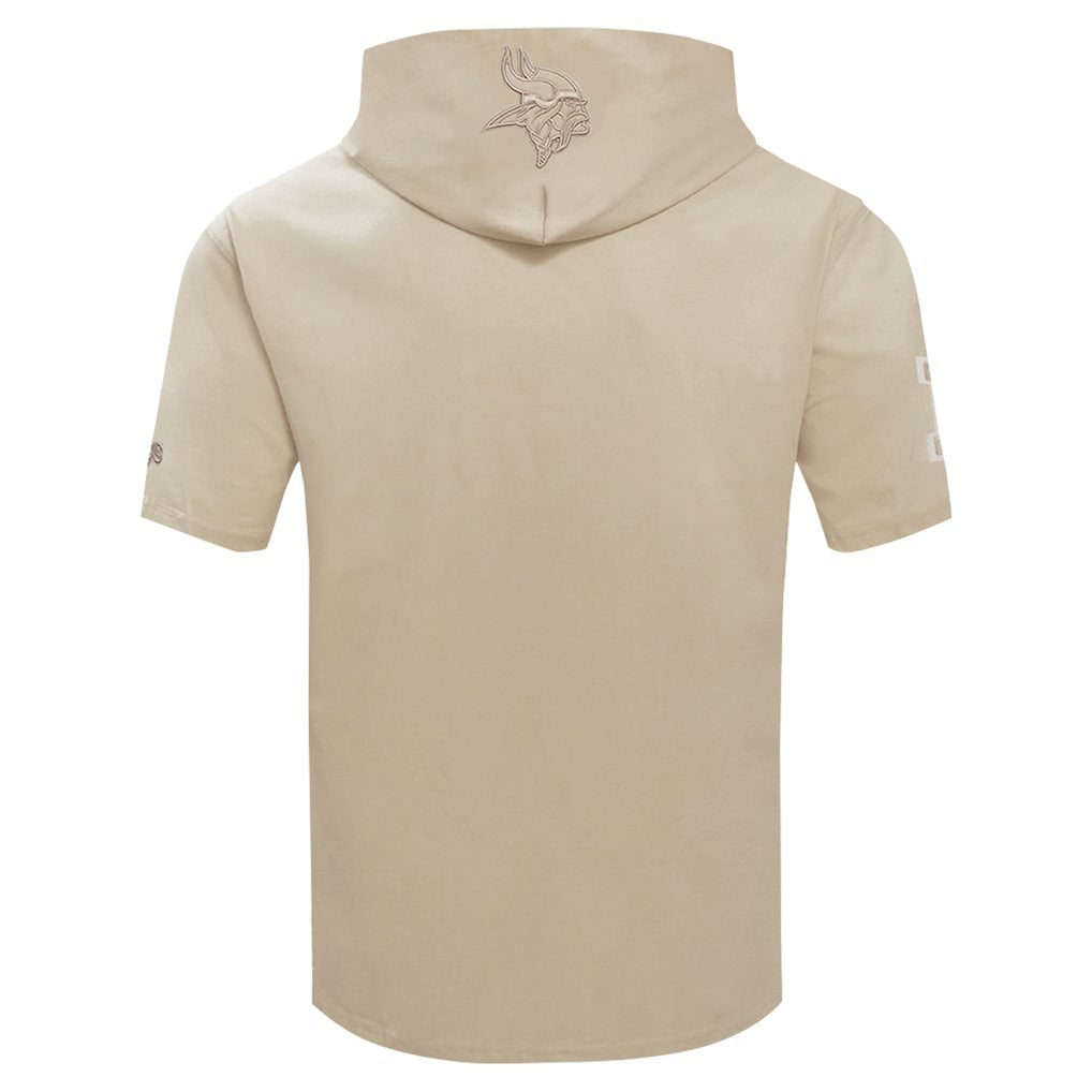 Minnesota Vikings Pro Standard Neutrals Capsule Short Sleeve Pullover Hoodie | NFL US