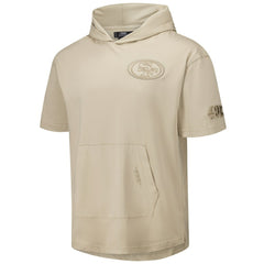 San Francisco 49ers Pro Standard Neutrals Capsule Short Sleeve Pullover Hoodie | NFL Sale