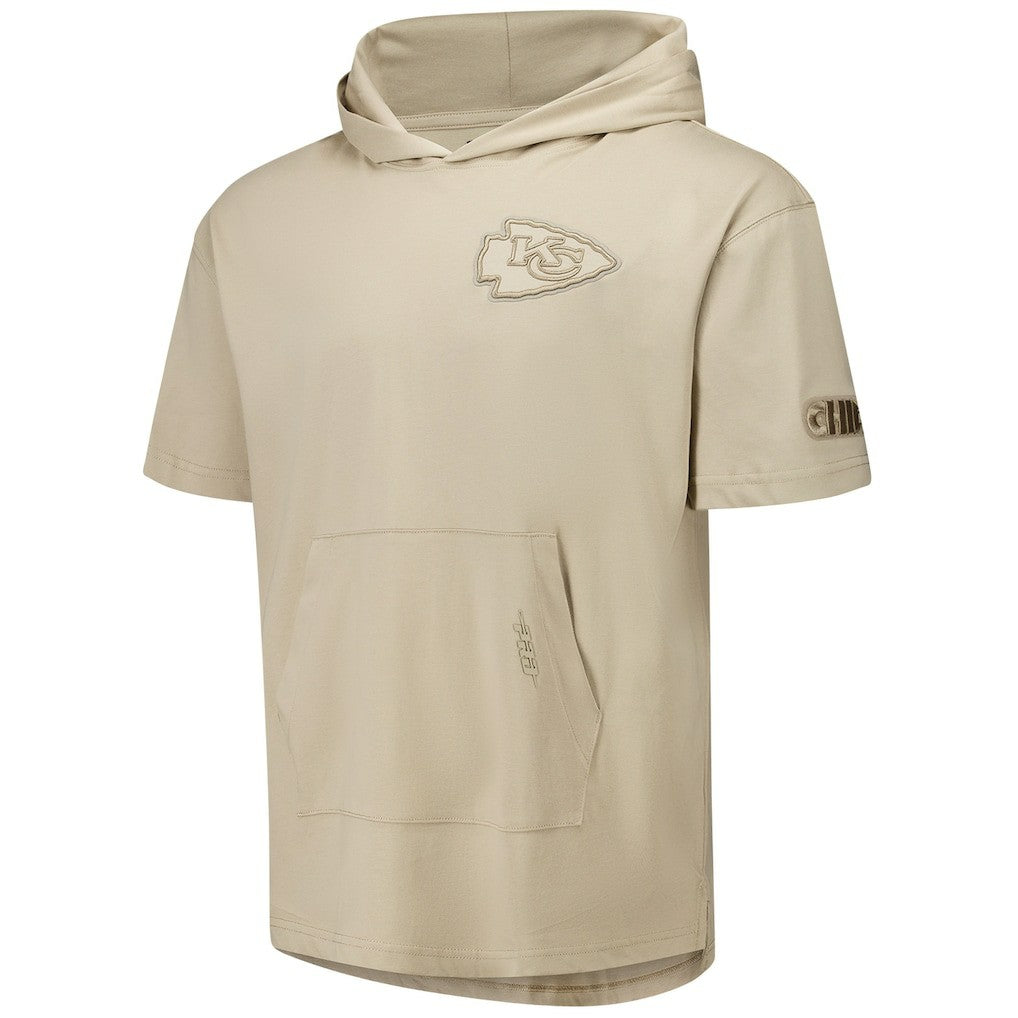 Kansas City Chiefs Pro Standard Neutrals Capsule Short Sleeve Pullover Hoodie | NFL Outlet