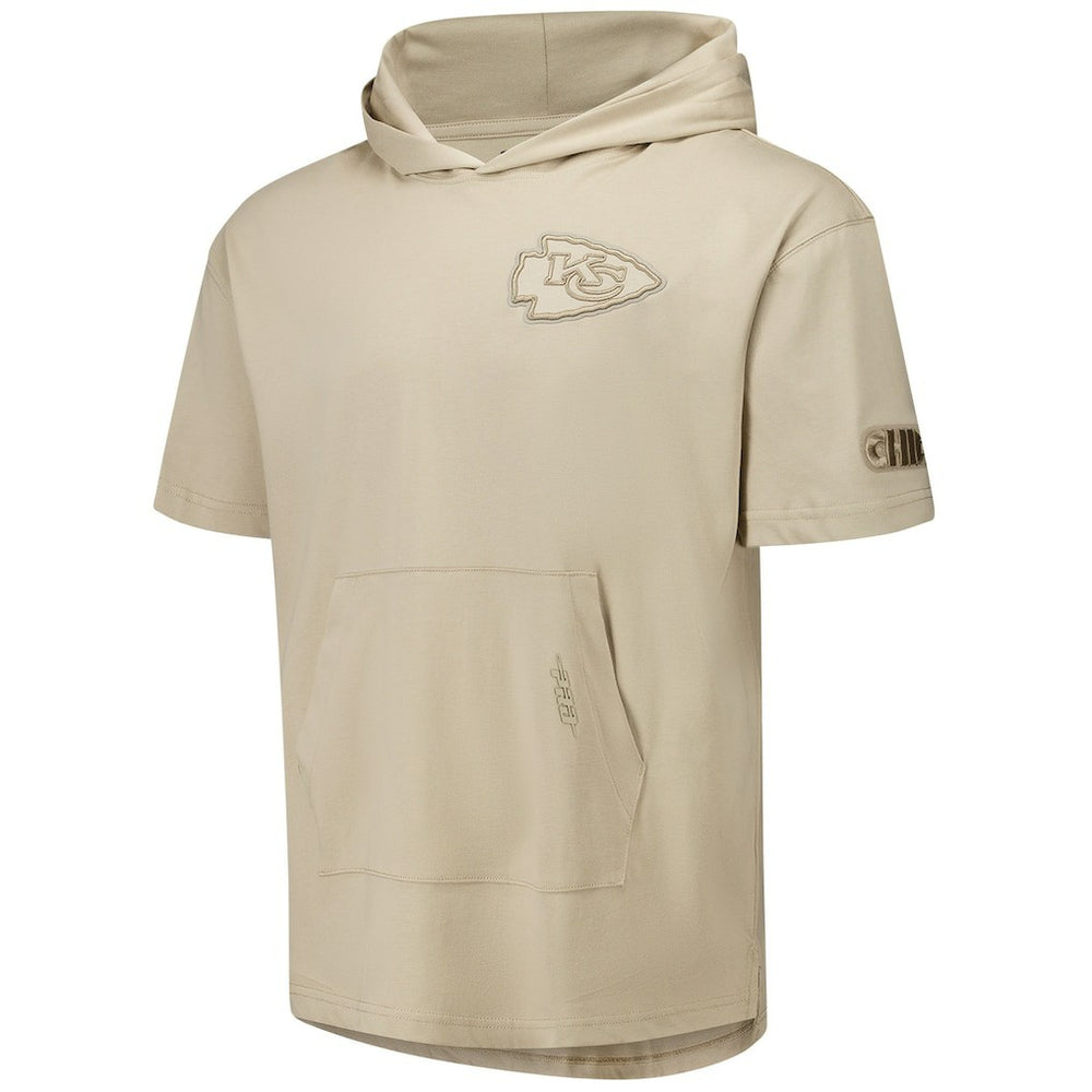 Kansas City Chiefs Pro Standard Neutrals Capsule Short Sleeve Pullover Hoodie | NFL Outlet