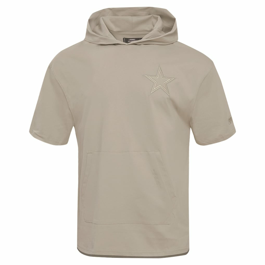 Dallas Cowboys Pro Standard Neutrals Capsule Short Sleeve Pullover Hoodie | NFL Outlet