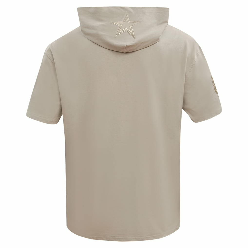 Dallas Cowboys Pro Standard Neutrals Capsule Short Sleeve Pullover Hoodie | NFL Outlet