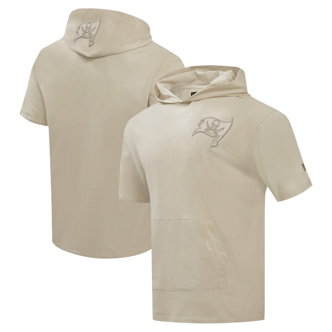 Tampa Bay Buccaneers Pro Standard Neutrals Capsule Short Sleeve Pullover Hoodie | NFL Discount