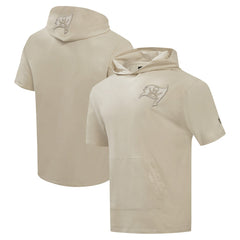 Tampa Bay Buccaneers Pro Standard Neutrals Capsule Short Sleeve Pullover Hoodie | NFL Discount