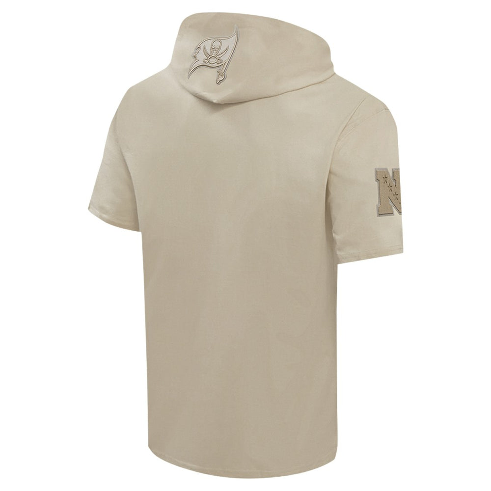 Tampa Bay Buccaneers Pro Standard Neutrals Capsule Short Sleeve Pullover Hoodie | NFL Discount