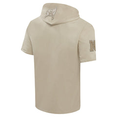 Tampa Bay Buccaneers Pro Standard Neutrals Capsule Short Sleeve Pullover Hoodie | NFL Discount