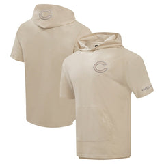 Chicago Bears Pro Standard Neutrals Capsule Short Sleeve Pullover Hoodie | NFL New