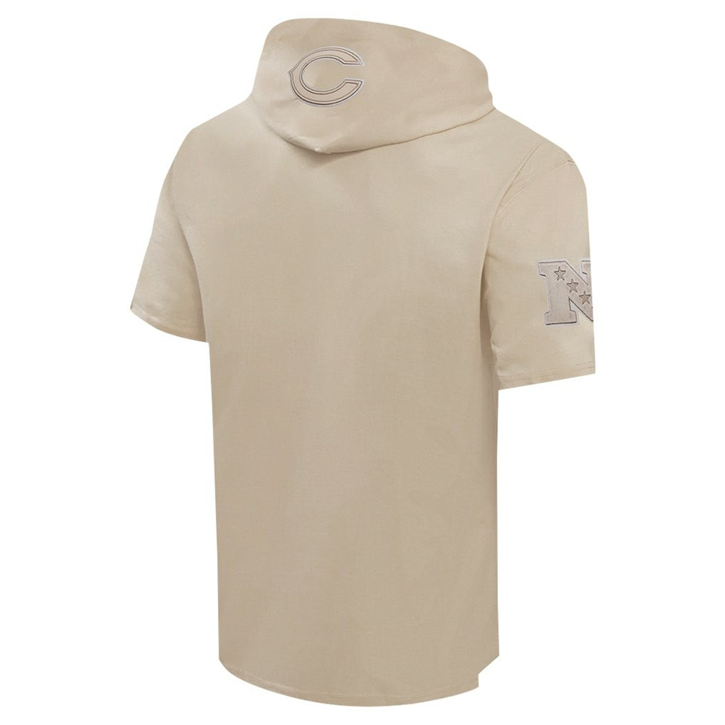 Chicago Bears Pro Standard Neutrals Capsule Short Sleeve Pullover Hoodie | NFL New