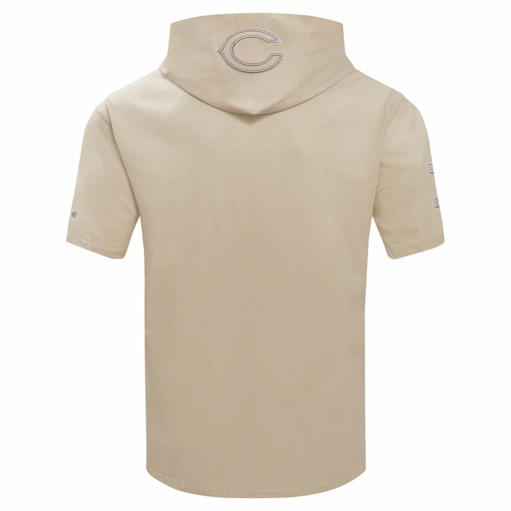 Chicago Bears Pro Standard Neutrals Capsule Short Sleeve Pullover Hoodie | NFL New