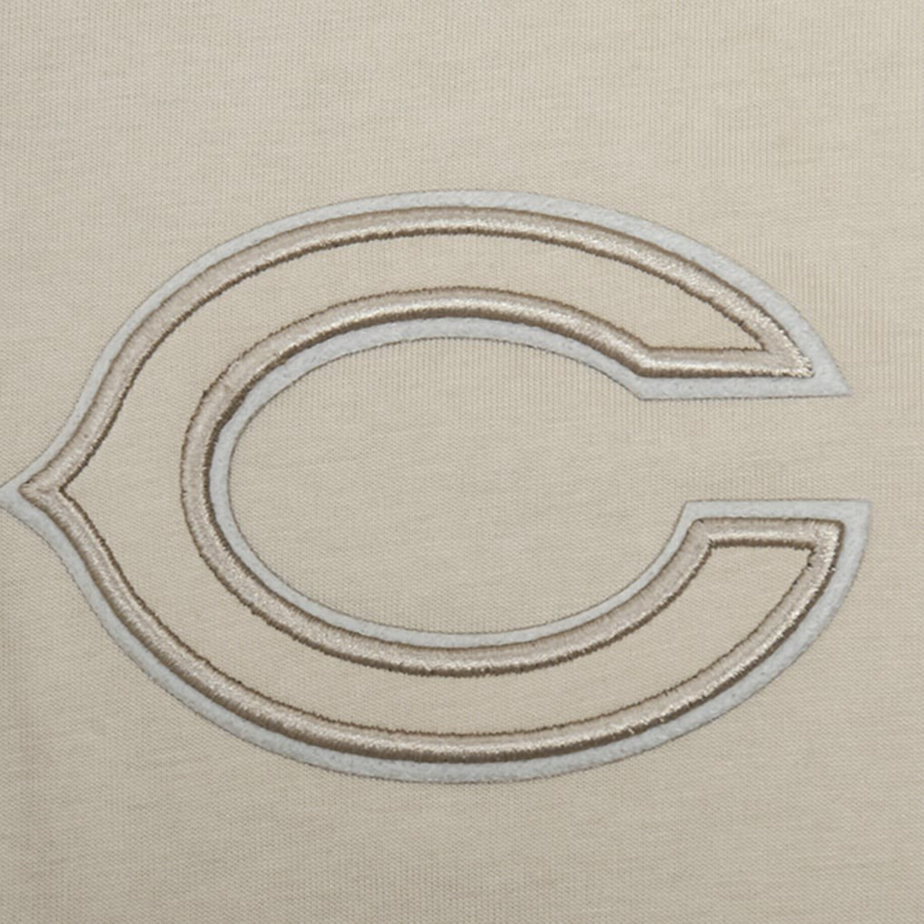 Chicago Bears Pro Standard Neutrals Capsule Short Sleeve Pullover Hoodie | NFL New
