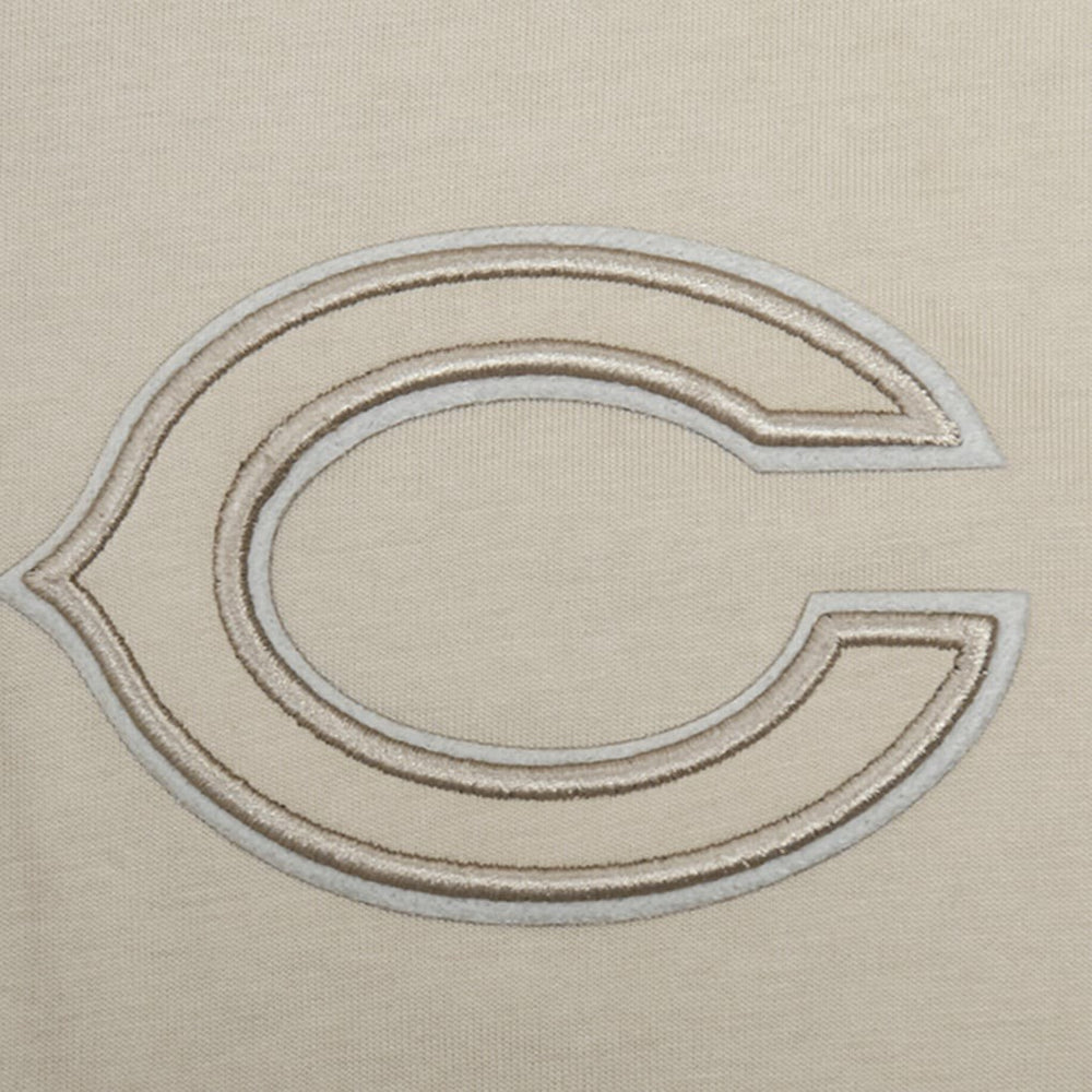 Chicago Bears Pro Standard Neutrals Capsule Short Sleeve Pullover Hoodie | NFL New