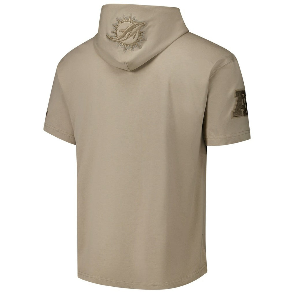 Miami Dolphins Pro Standard Neutrals Capsule Short Sleeve Pullover Hoodie | NFL Outlet