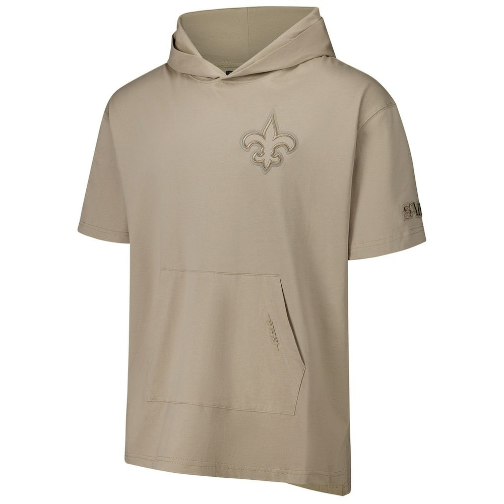 New Orleans Saints Pro Standard Neutrals Capsule Short Sleeve Pullover Hoodie | NFL Sale