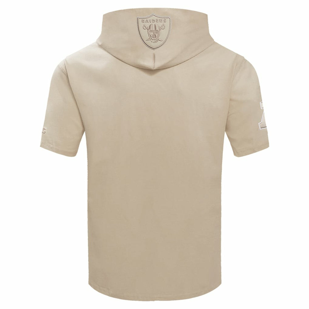 Las Vegas Raiders Pro Standard Neutrals Capsule Short Sleeve Pullover Hoodie | NFL New