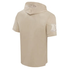 Baltimore Ravens Pro Standard Neutrals Capsule Short Sleeve Pullover Hoodie | NFL Outlet