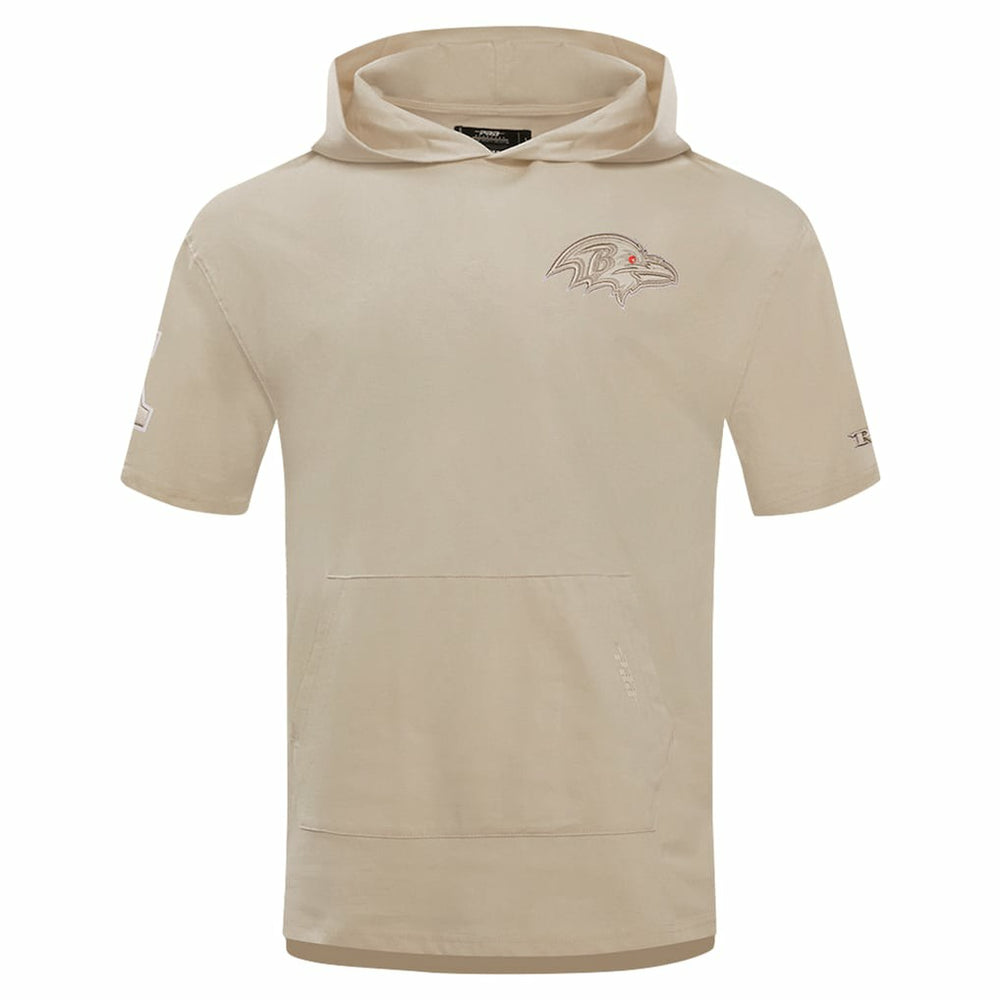 Baltimore Ravens Pro Standard Neutrals Capsule Short Sleeve Pullover Hoodie | NFL Outlet