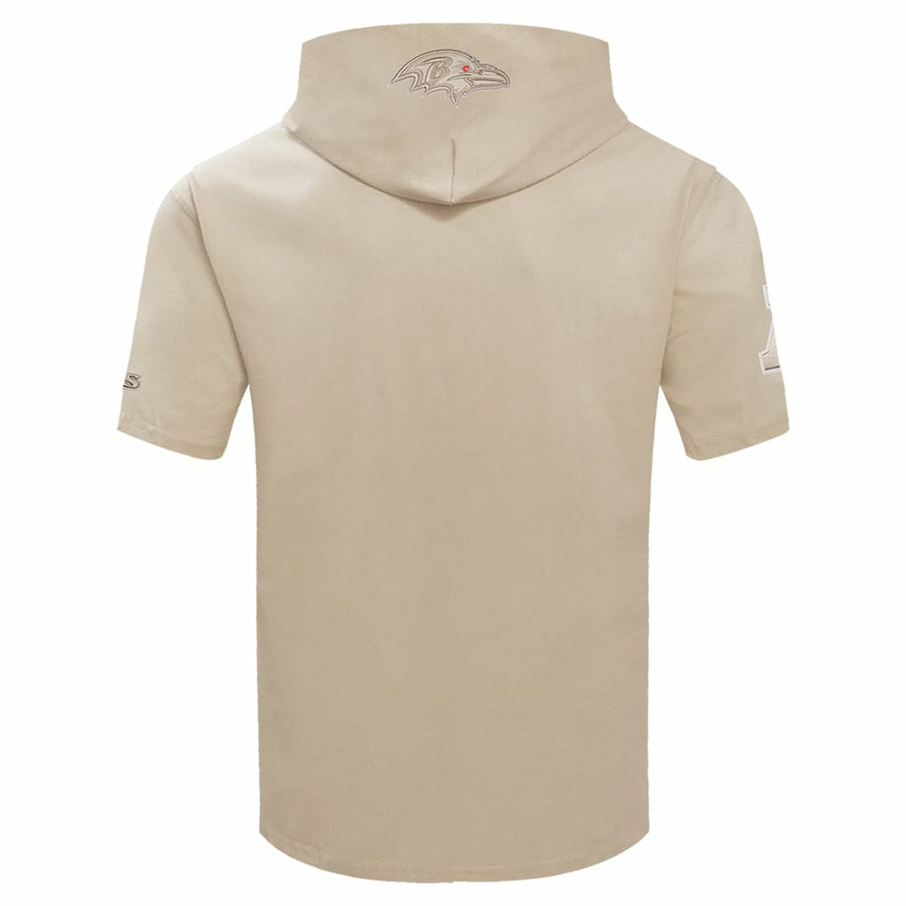 Baltimore Ravens Pro Standard Neutrals Capsule Short Sleeve Pullover Hoodie | NFL Outlet