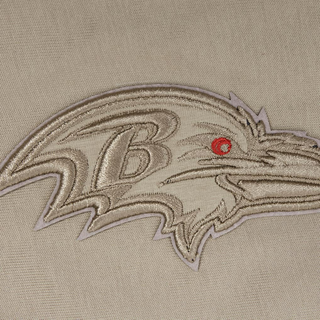 Baltimore Ravens Pro Standard Neutrals Capsule Short Sleeve Pullover Hoodie | NFL Outlet