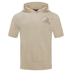 Cleveland Browns Pro Standard Neutrals Capsule Short Sleeve Pullover Hoodie | NFL Online