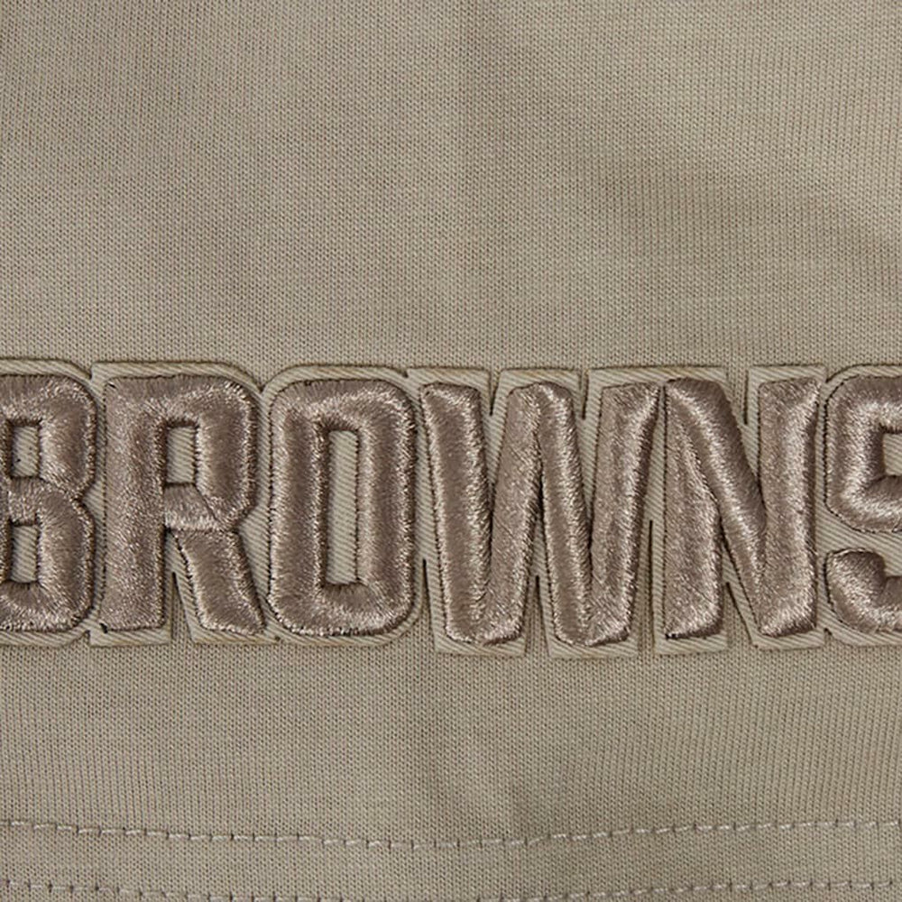 Cleveland Browns Pro Standard Neutrals Capsule Short Sleeve Pullover Hoodie | NFL Online