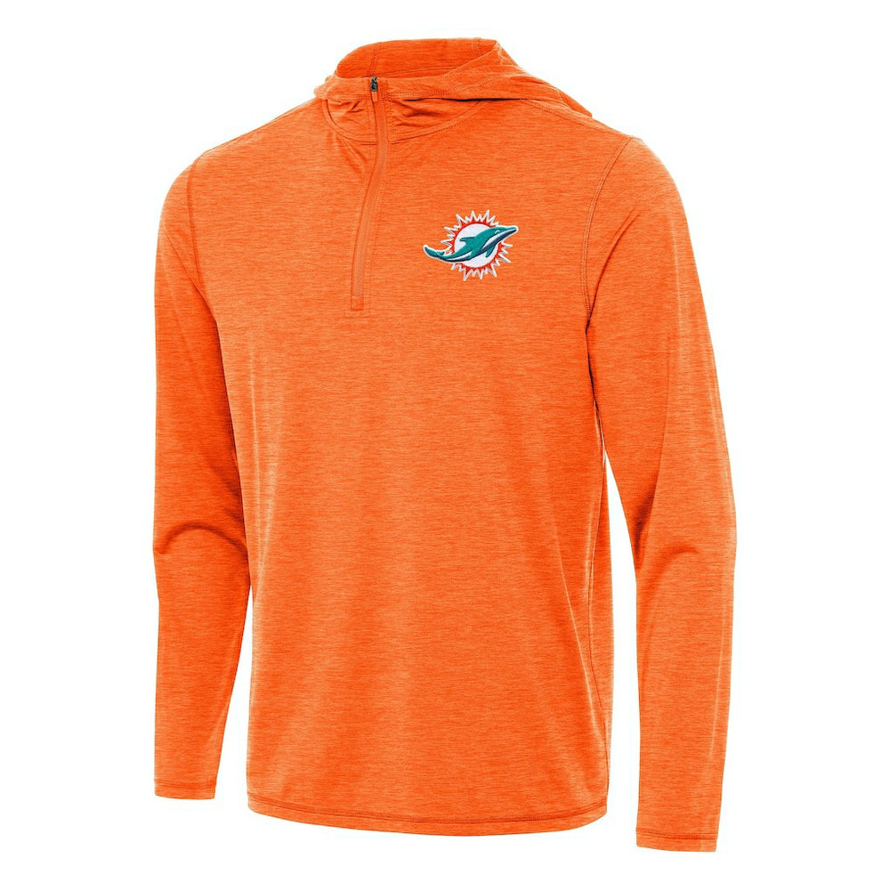 Miami Dolphins Antigua Tidy Quarter-Zip Pullover Hoodie | NFL Near me
