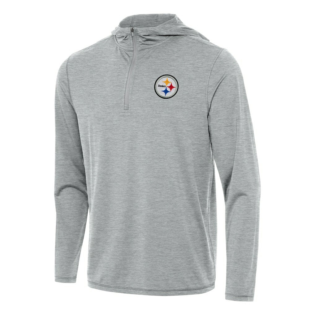 Pittsburgh Steelers Antigua Tidy Quarter-Zip Pullover Hoodie | NFL US