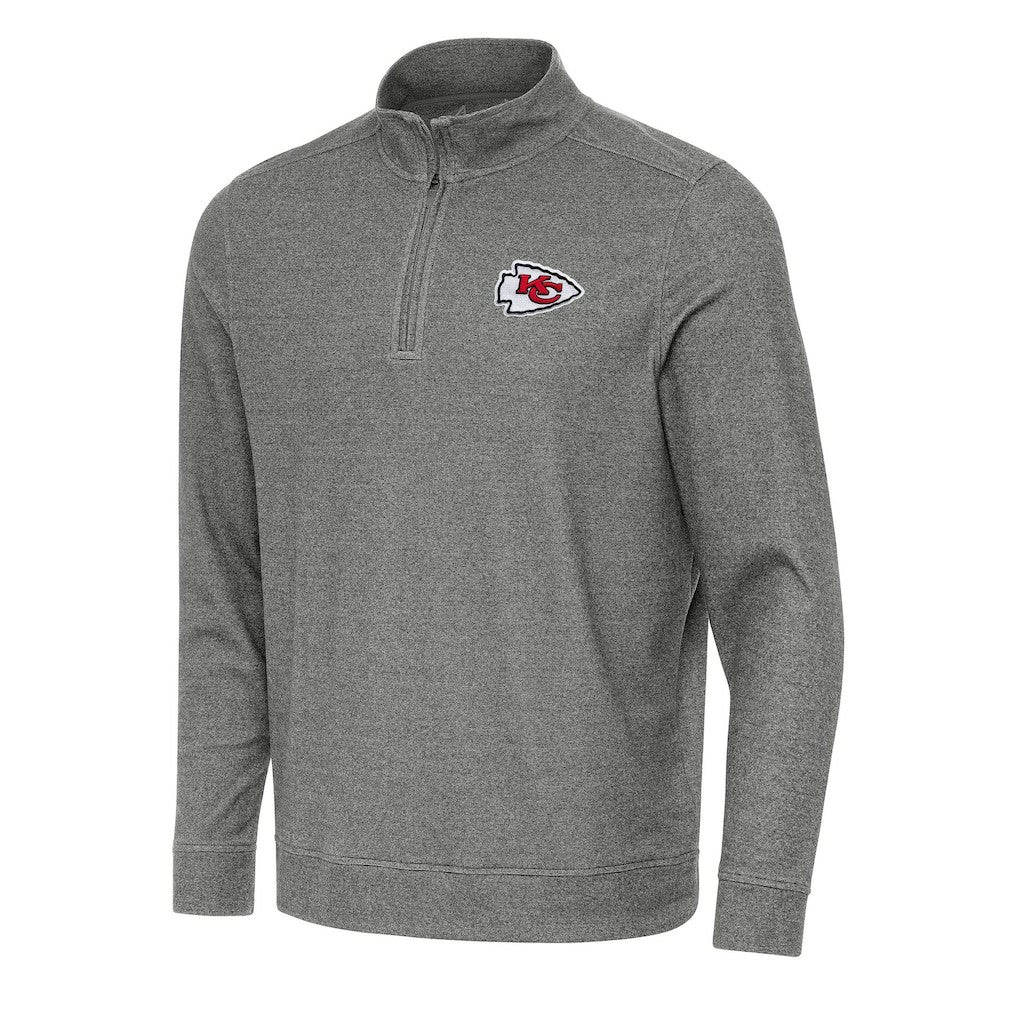 Kansas City Chiefs Antigua Subtle Quarter-Zip Top | NFL New