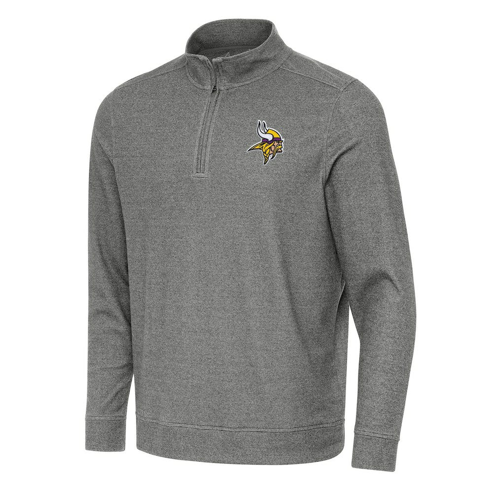 Minnesota Vikings Antigua Subtle Quarter-Zip Top | NFL New