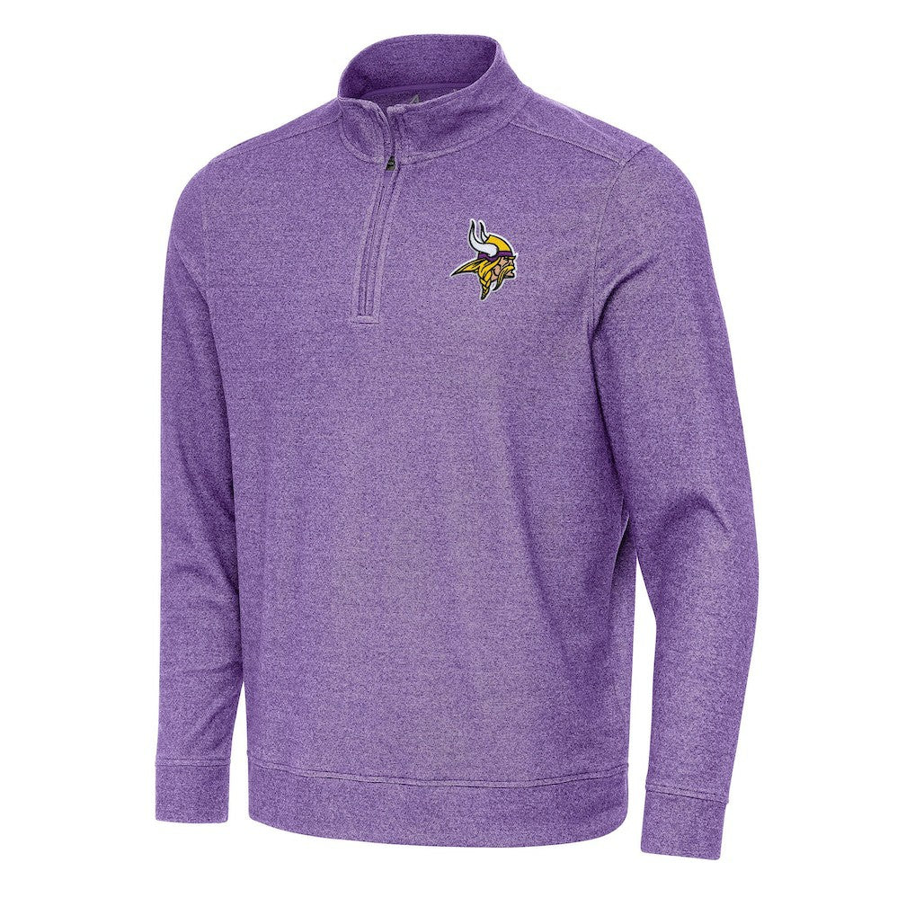 Minnesota Vikings Antigua Subtle Quarter-Zip Top | NFL Hot