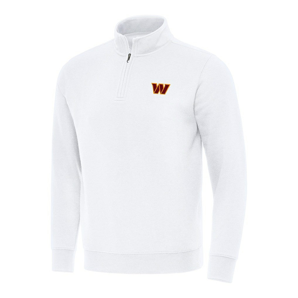 Washington Commanders Antigua Victory Quarter-Zip Pullover Top | NFL On sale