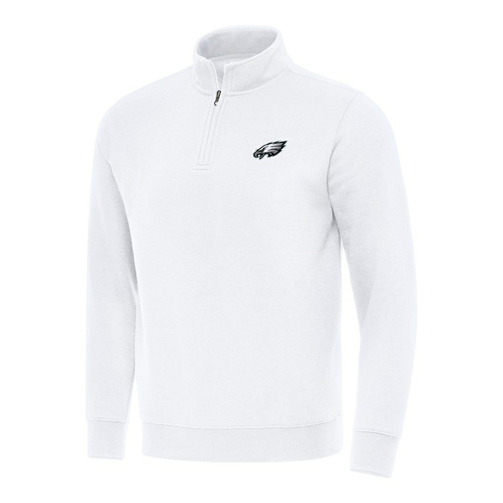 Philadelphia Eagles Antigua Victory Quarter-Zip Pullover Top | NFL On sale