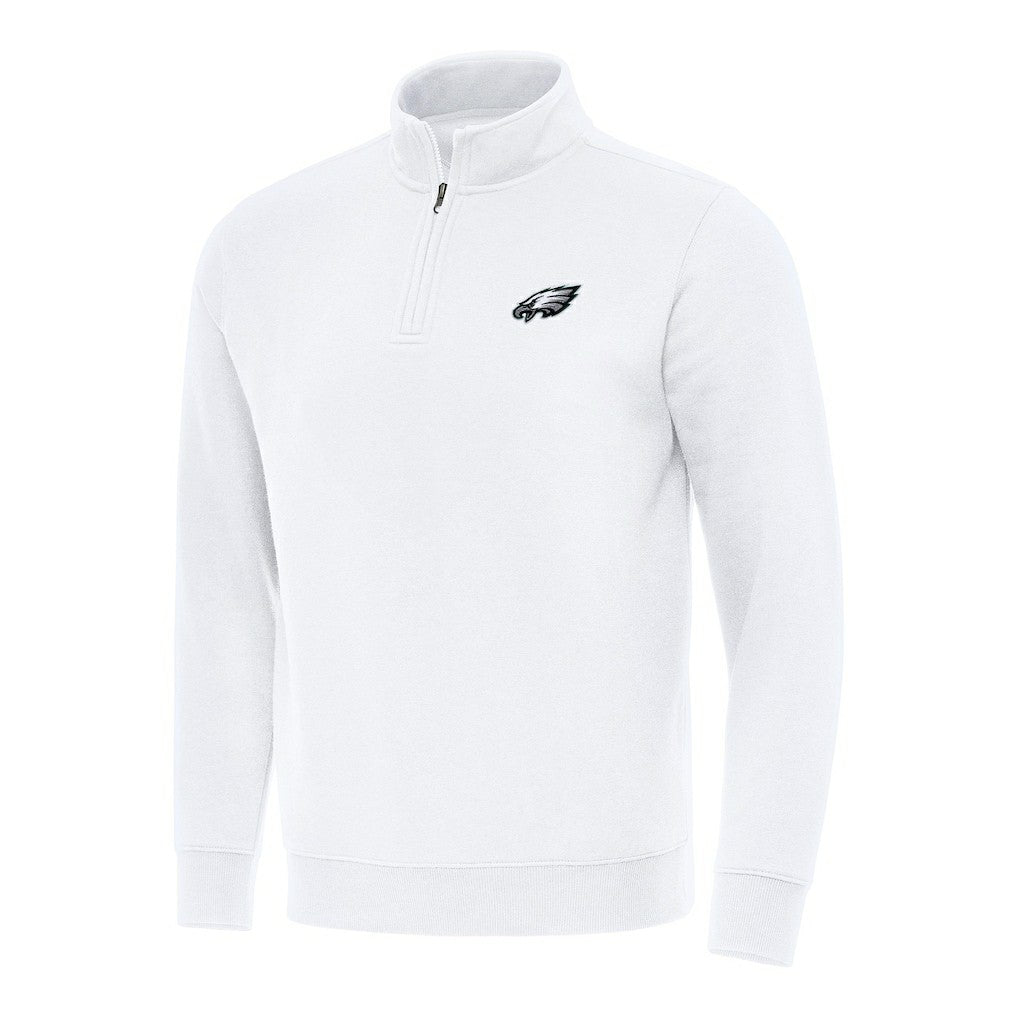Philadelphia Eagles Antigua Victory Quarter-Zip Pullover Top | NFL On sale