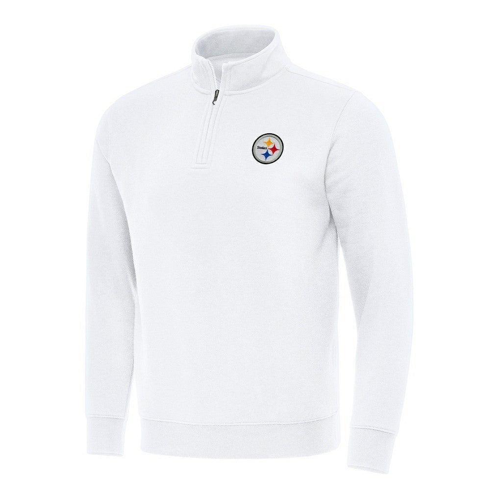 Pittsburgh Steelers Antigua Victory Quarter-Zip Pullover Top | NFL On sale
