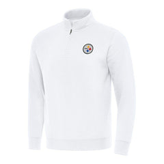 Pittsburgh Steelers Antigua Victory Quarter-Zip Pullover Top | NFL On sale