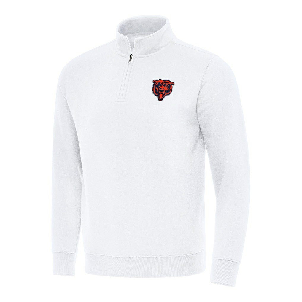 Chicago Bears Antigua Victory Quarter-Zip Pullover Top | NFL Discount