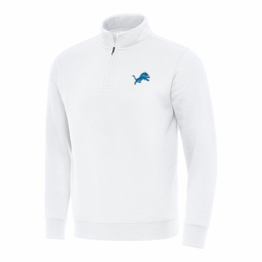 Detroit Lions Antigua Victory Quarter-Zip Pullover Top | NFL Discount