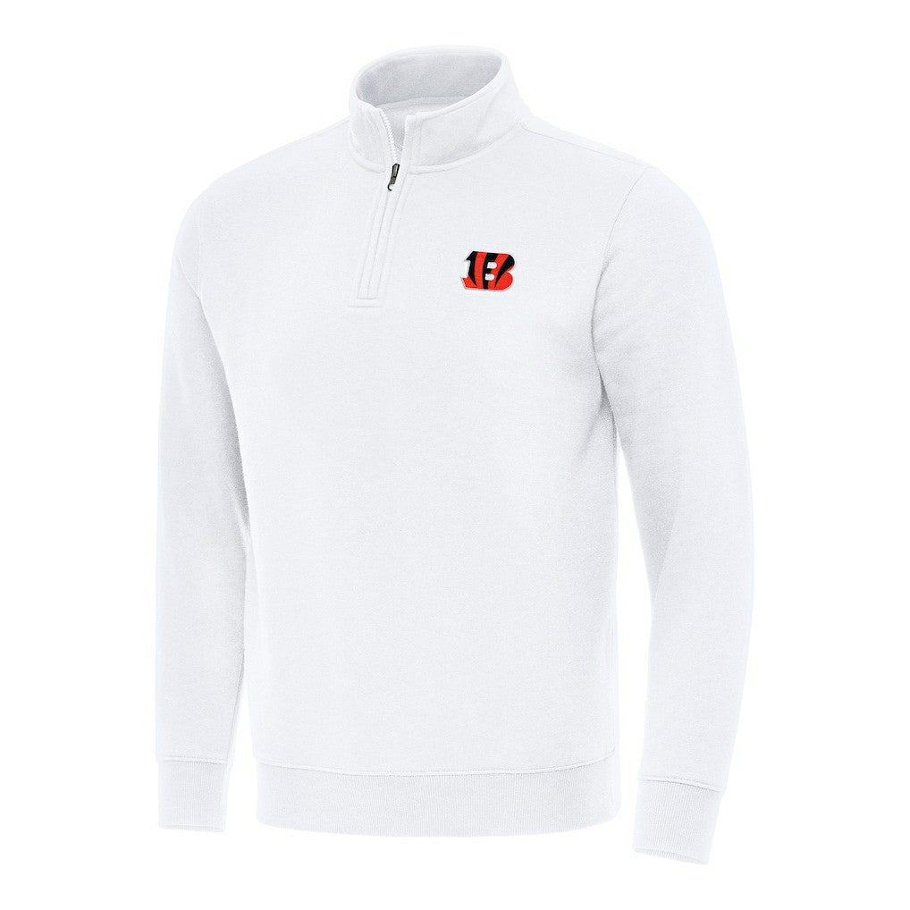 Cincinnati Bengals Antigua Victory Quarter-Zip Pullover Top | NFL On sale
