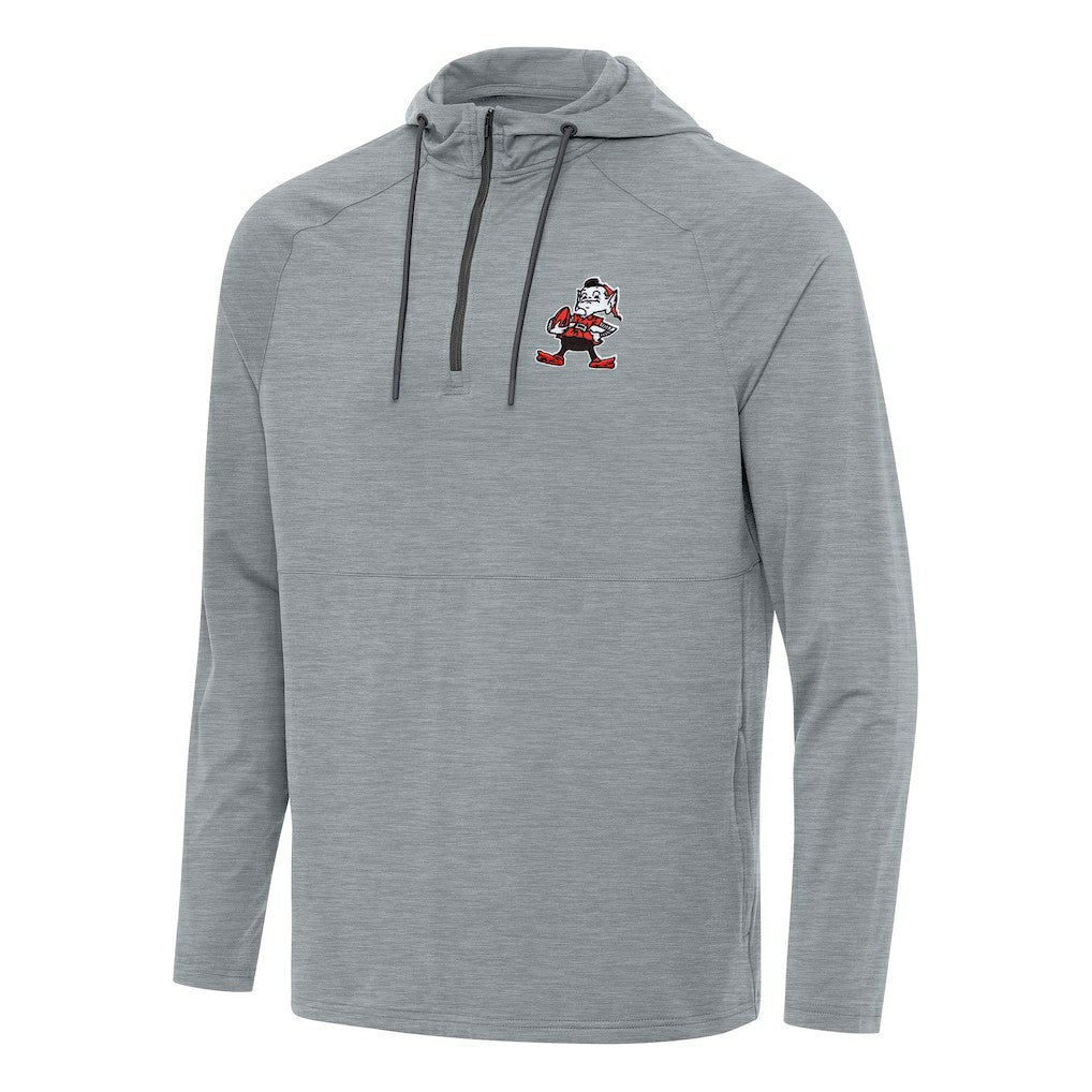 Cleveland Browns Antigua Spikes Quarter-Zip Pullover Hoodie | NFL Sale