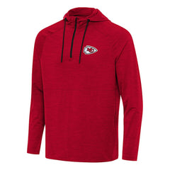 Kansas City Chiefs Antigua Spikes Quarter-Zip Pullover Hoodie | NFL Online