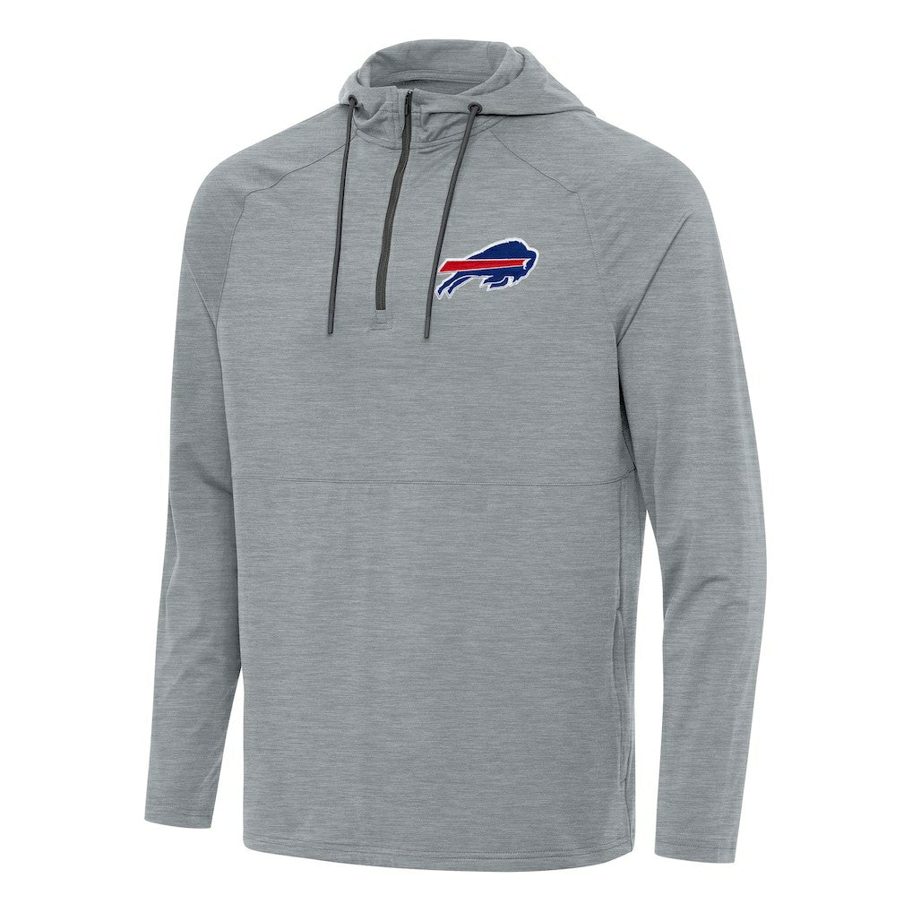Buffalo Bills Antigua Spikes Quarter-Zip Pullover Hoodie | NFL Discount
