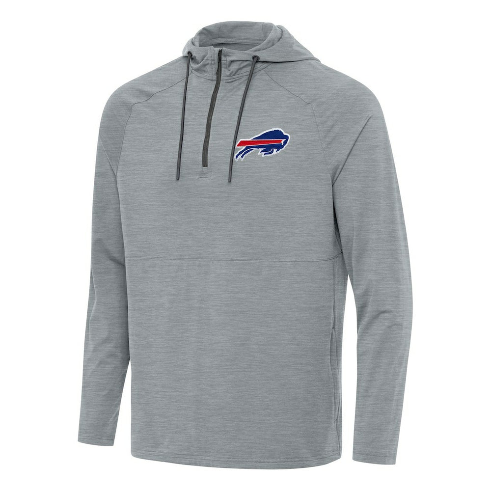 Buffalo Bills Antigua Spikes Quarter-Zip Pullover Hoodie | NFL Discount