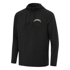 Los Angeles Chargers Antigua Spikes Quarter-Zip Pullover Hoodie | NFL New