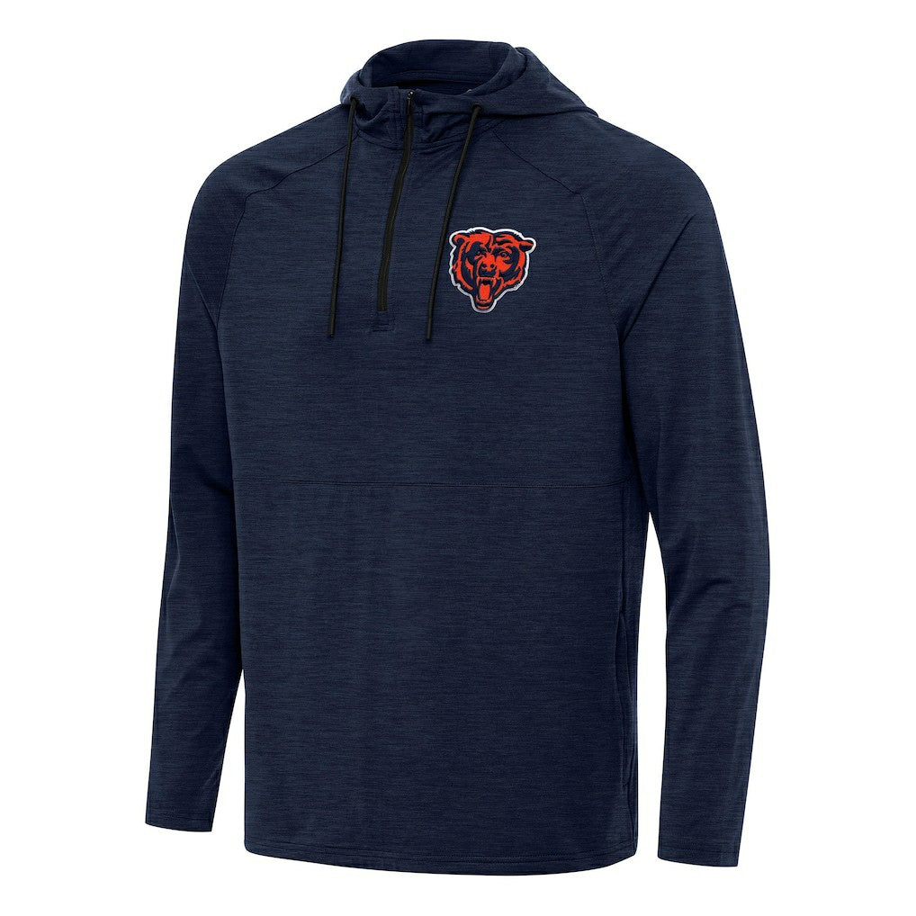 Chicago Bears Antigua Spikes Quarter-Zip Pullover Hoodie | NFL Outlet
