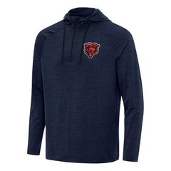 Chicago Bears Antigua Spikes Quarter-Zip Pullover Hoodie | NFL Outlet
