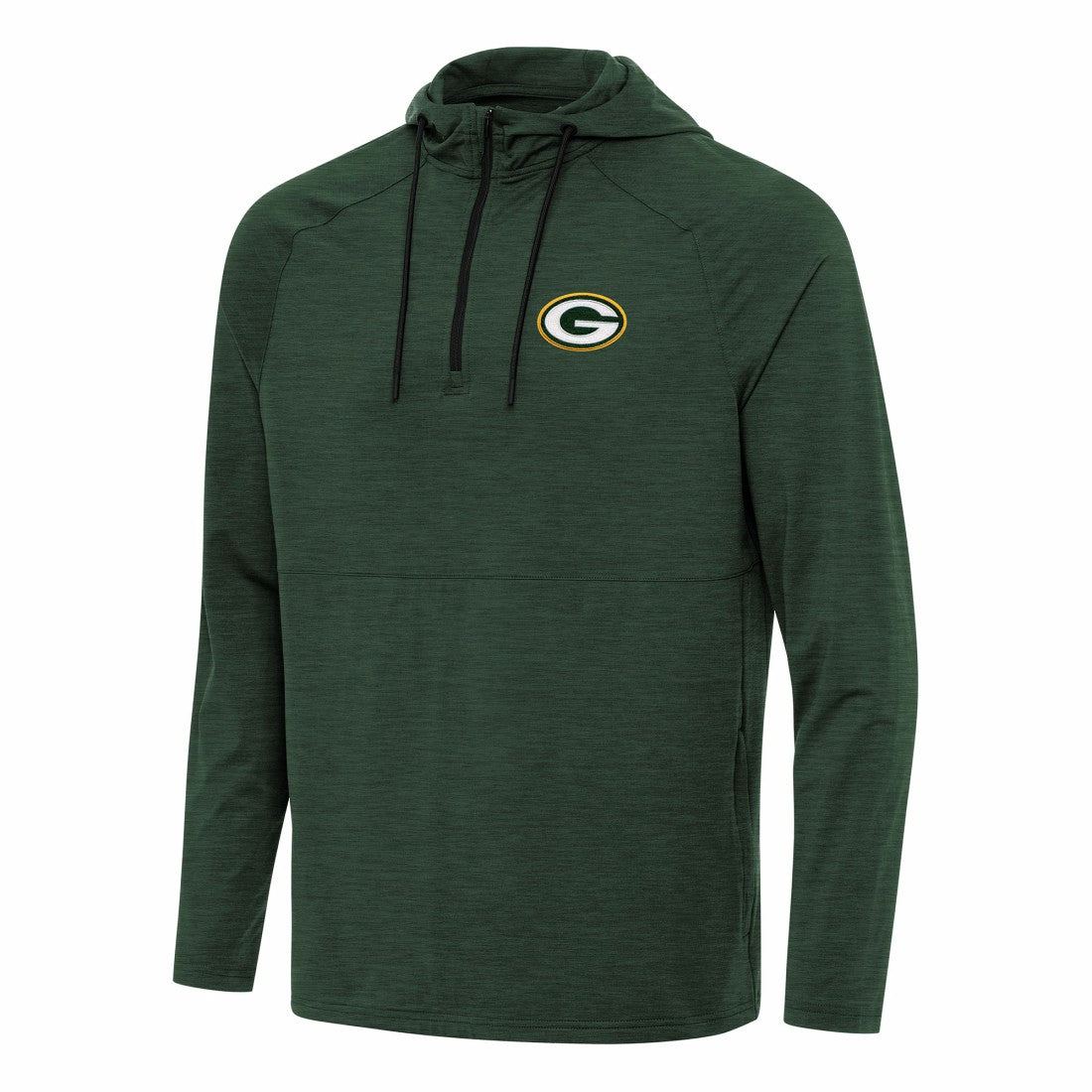 Green Bay Packers Antigua Spikes Quarter-Zip Pullover Hoodie | NFL Sale