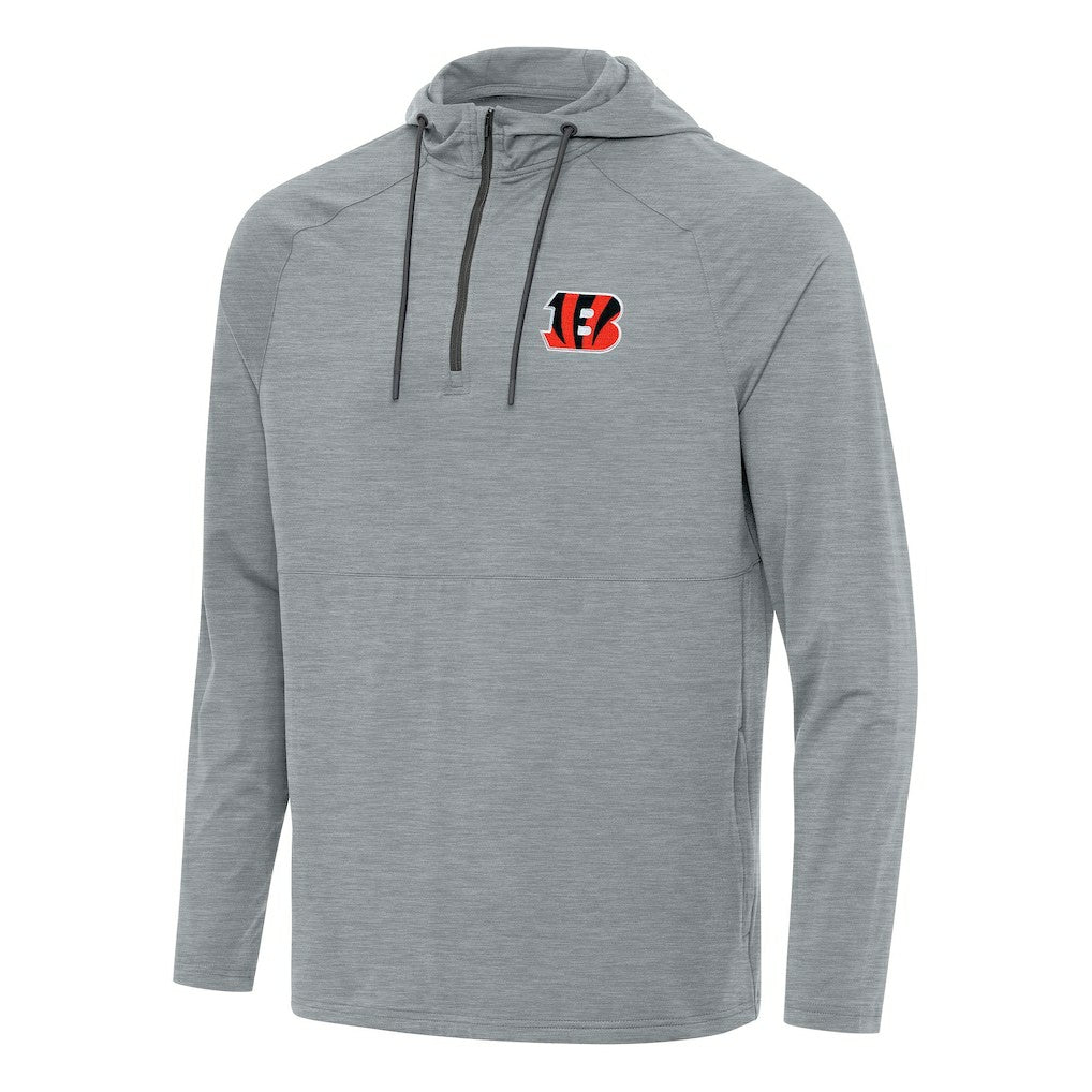 Cincinnati Bengals Antigua Spikes Quarter-Zip Pullover Hoodie | NFL Sale