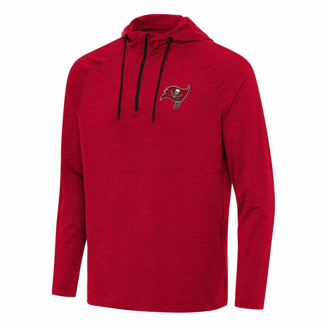 Tampa Bay Buccaneers Antigua Spikes Quarter-Zip Pullover Hoodie | NFL New